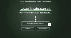 Desktop Screenshot of jurabeaute.ch